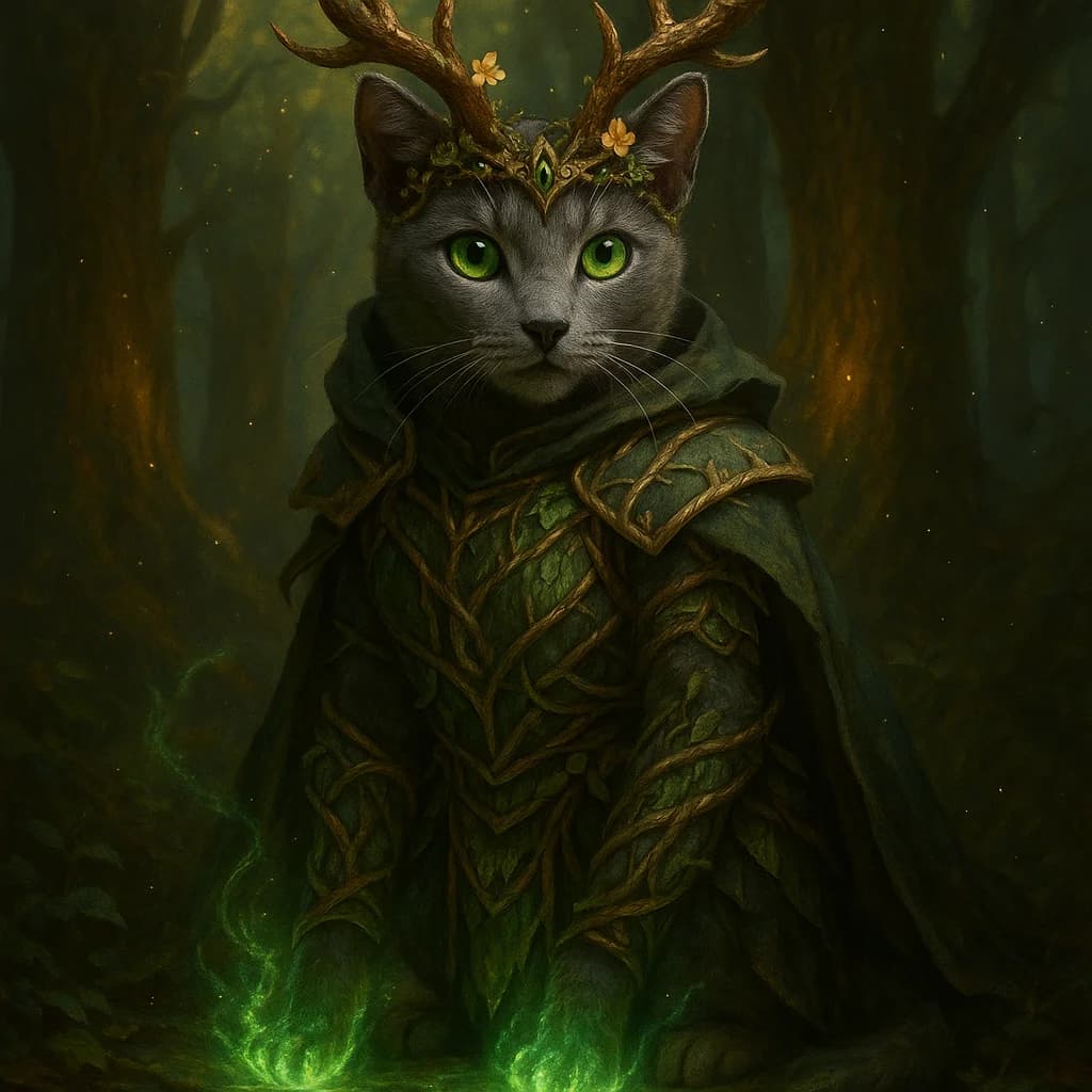 Pet Fantasy RPG pet portrait example 4
