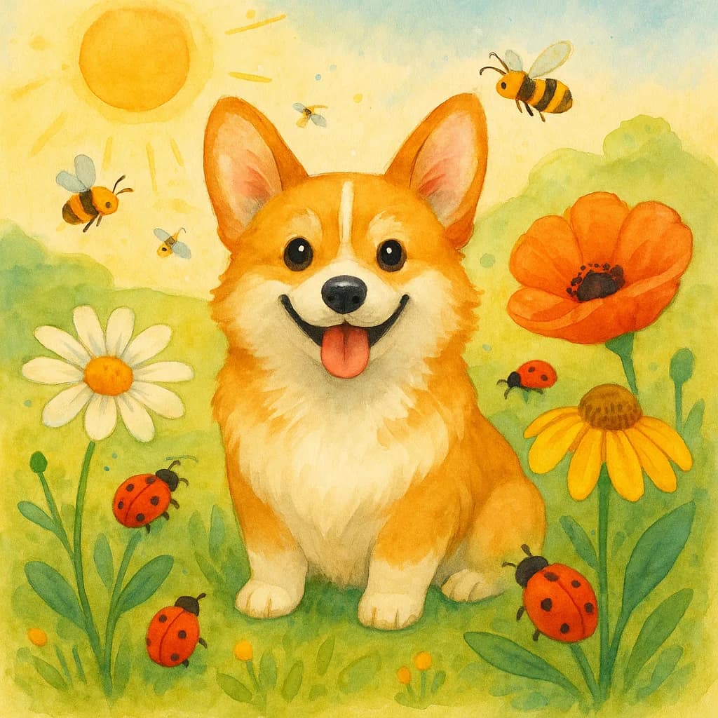 Pet Storybook pet portrait example 5